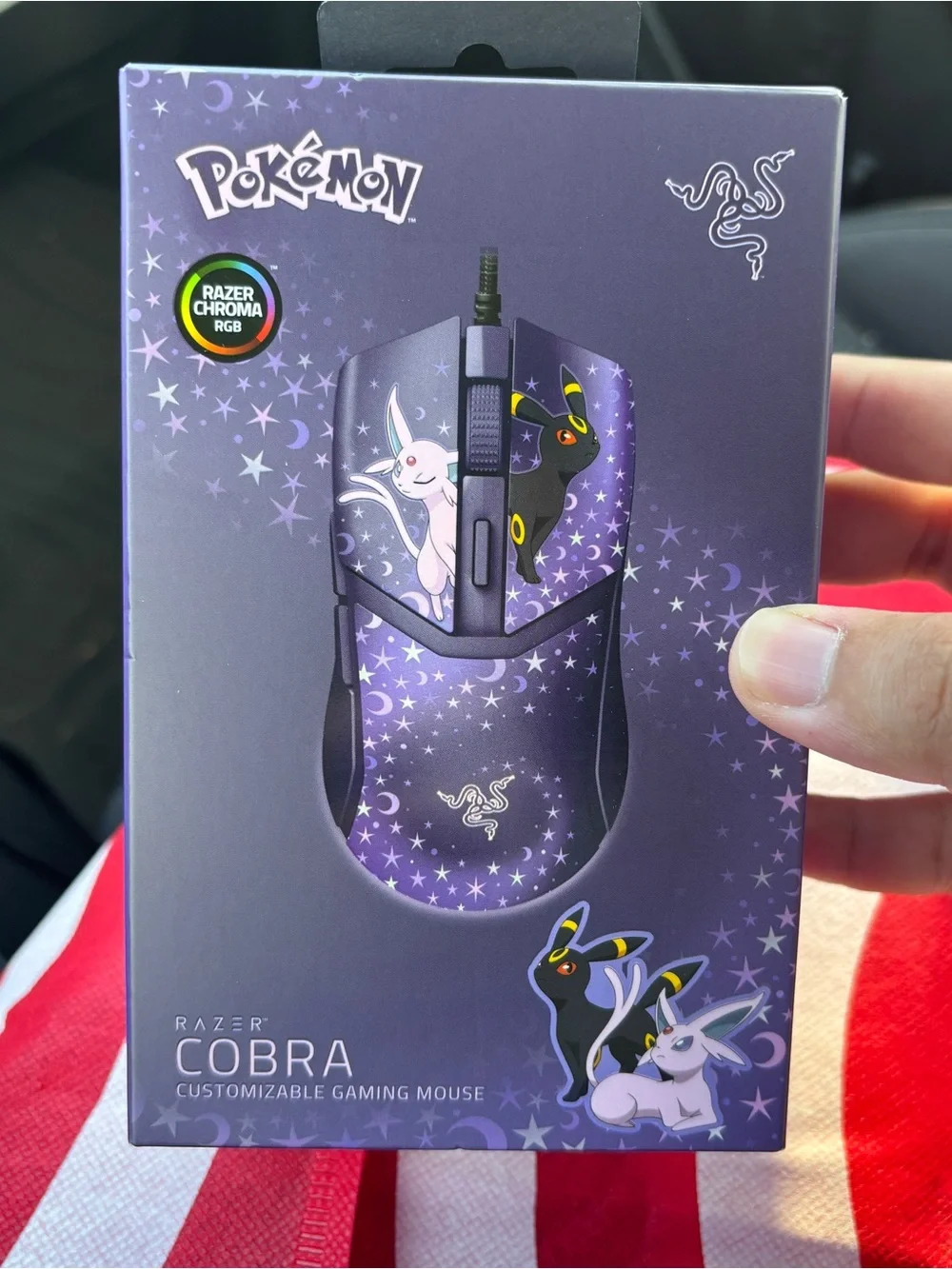 Razer x Pokemon Cobra Wired Gaming Mouse/Pad - Espeon & Umbreon Edition NEW